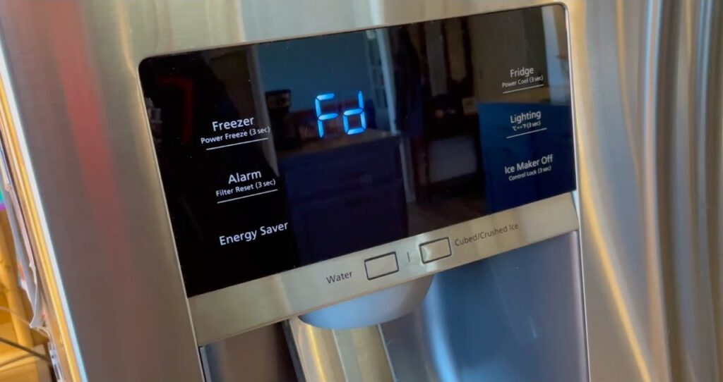 How do I change the temperature unit on my Samsung refrigerator