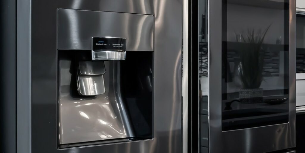 The refrigerator isn’t making ice.