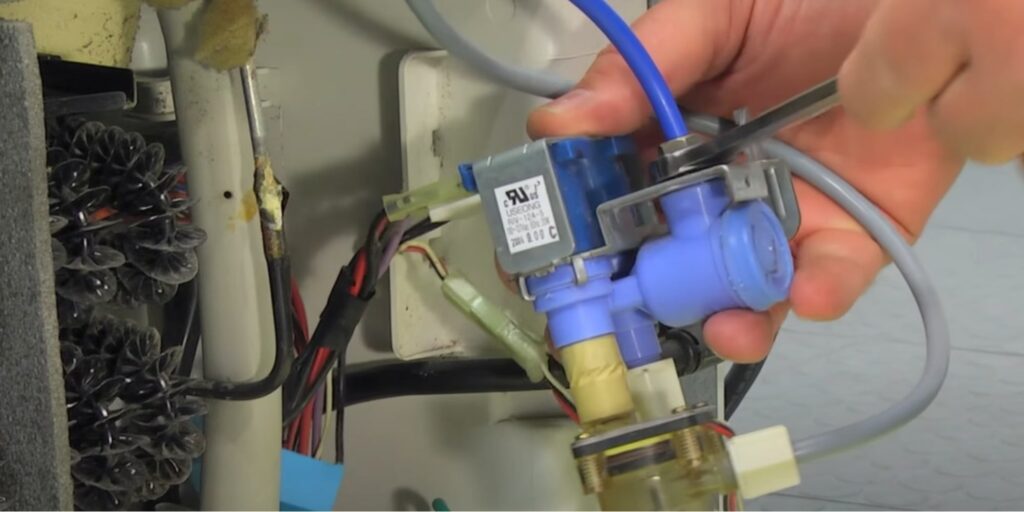 Ice maker’s water inlet valve is defective