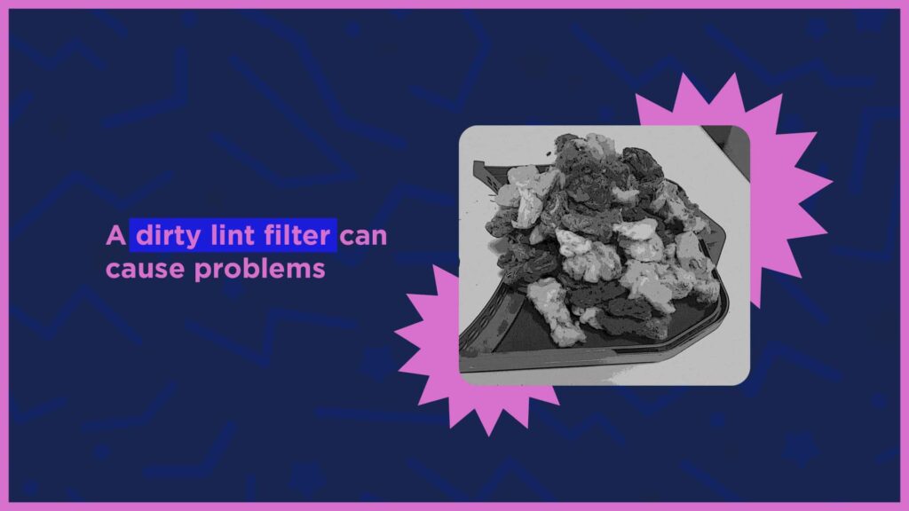 Clogged lint filter